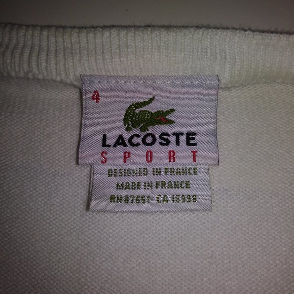 LACOSTE SPORTS VEST NICE #12 - Picture 3 of 6
